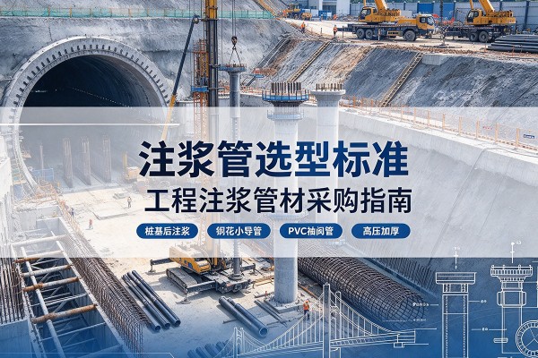 滁州注浆管选型标准