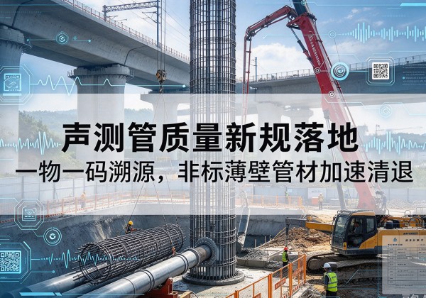 滁州声测管质量新规落地，一物一码溯源，非标薄壁管材加速清退