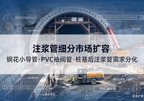 滁州注浆管细分市场扩容，隧道钢花小导管、PVC 袖阀管、桩基后注浆管需求分化