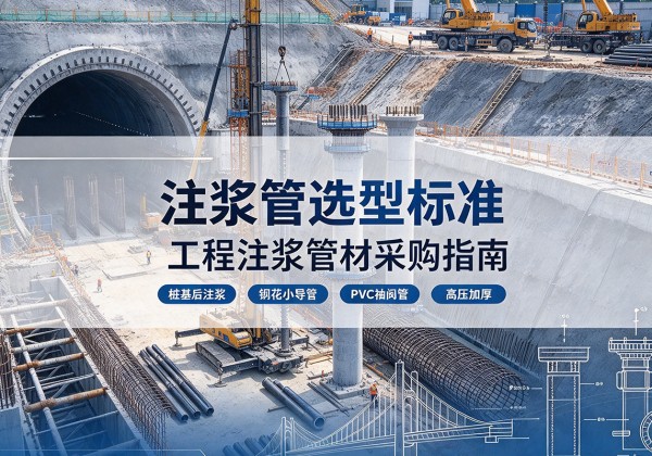 滁州注浆管选型标准